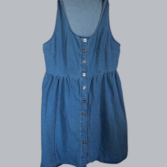 Cute Blue Jean Dress Size 3X - Picture 1 of 4